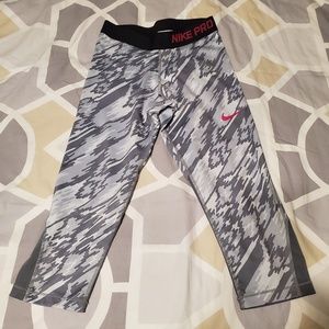 Nike Girls Dri-fit Marble Capri Leggings